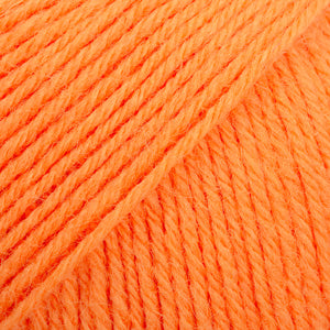 119 electric orange uni colour