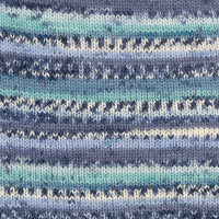 522 turquoise/blue print