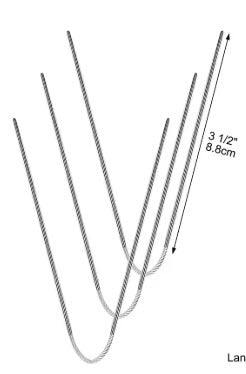 Agujas flexibles / agujas / pinner, 3 unidades