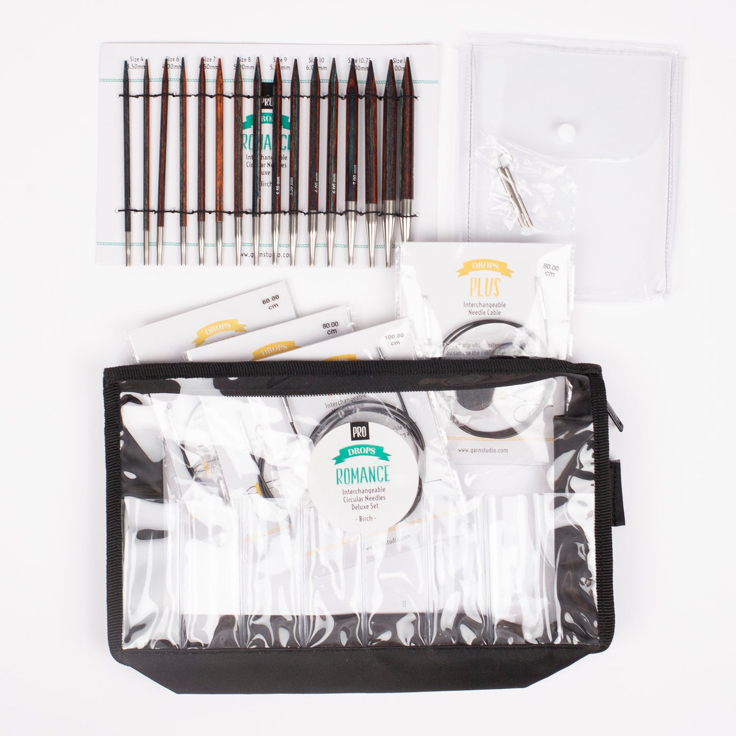 Set de agujas circulares intercambiables Deluxe, Drops