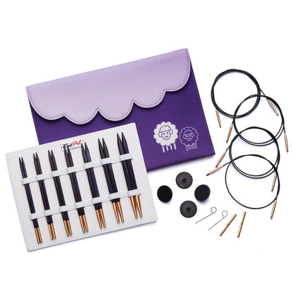 Set de agujas de tejer KnitPro J'adore deluxe 13 cm