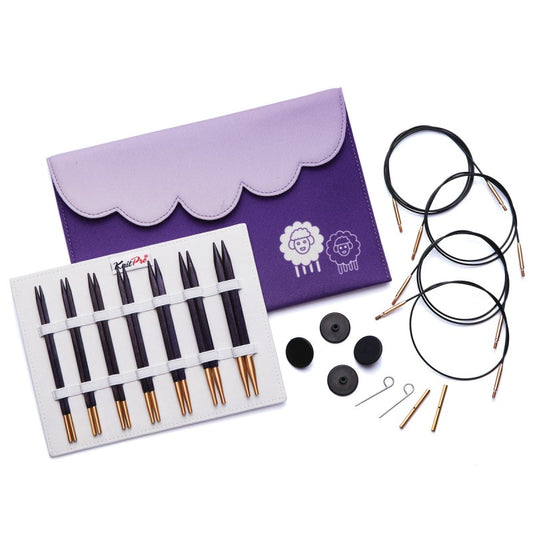 Set de agujas de tejer KnitPro J'adore deluxe 13 cm